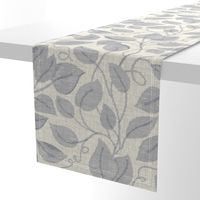 ikat vines in neutral colors 