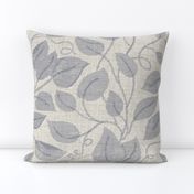 ikat vines in neutral colors 