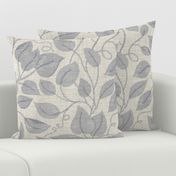 ikat vines in neutral colors 