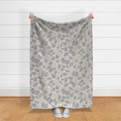 ikat vines in neutral colors 