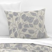 ikat vines in neutral colors 