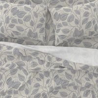 ikat vines in neutral colors 