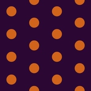 Plum and Orange Dots