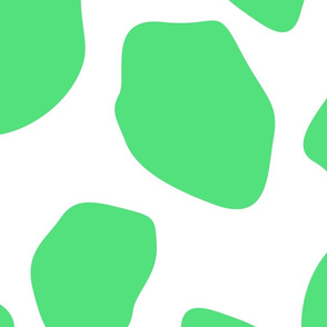 green and white cow spots large scale