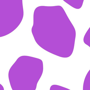 purple and white cow spots large scale