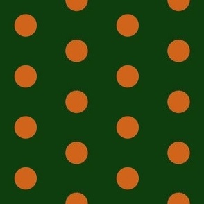 Forest and Orange Dots