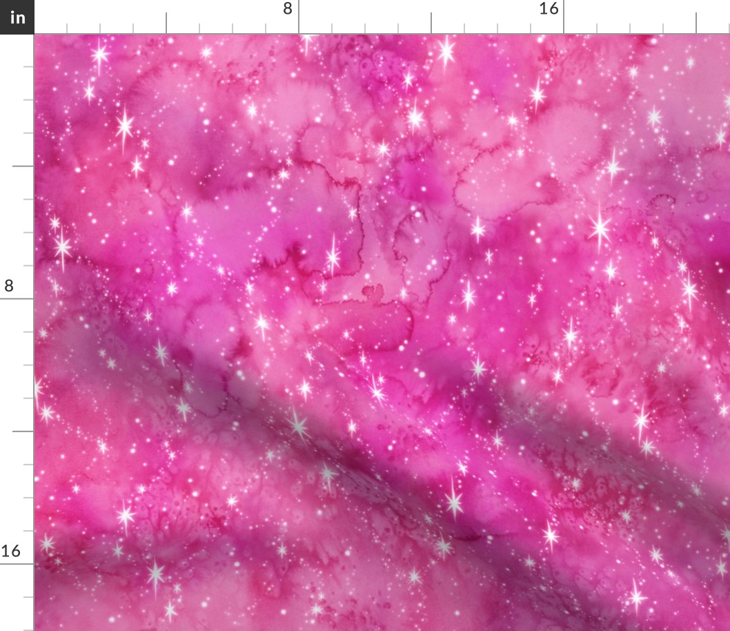 Pink Watercolor Galaxy