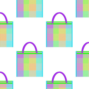 Mexican mesh Tote Colorful