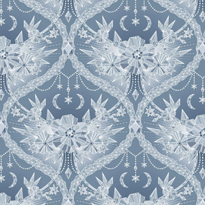 Snow Queen wallpaper blue