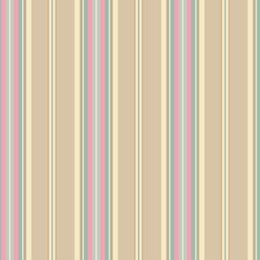 Rococo stripes beige