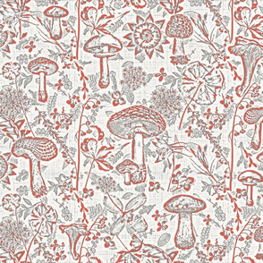 Mushroom Garden Red