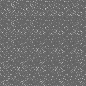 tiny scattered teeth charcoal gray