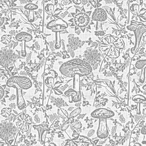 Mushroom Garden Grey