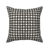 Country Gingham & Bees - Black & White