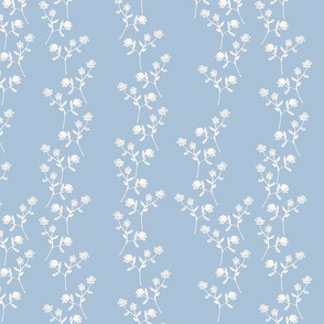 Mini floral baby blue