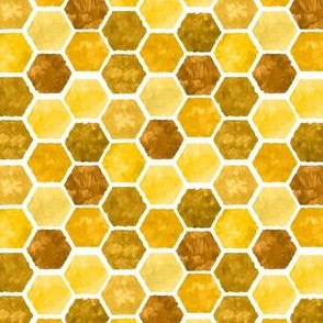 golden amber honeycombs