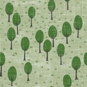 Little trees - green