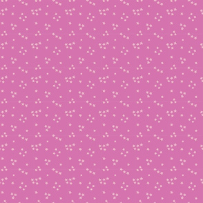 Happy little stars in pink and magenta