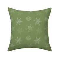 Winter Green Snowflake