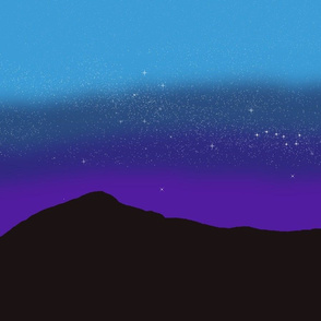 mountain twilight panel