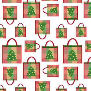 Christmas Mesh Tote bags