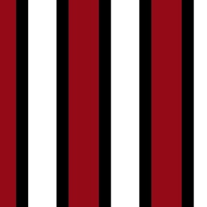 Red and White Stripe Fabric