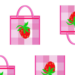 Strawberry Mesh Bag