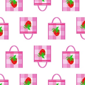 Strawberry Mesh Bag 