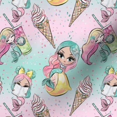 Summer Mermaid Dolls // Drinks & Ice cream