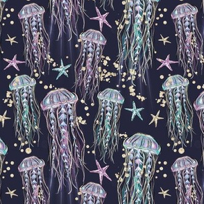 Whimsical Jellyfish // Mermaid Wishes