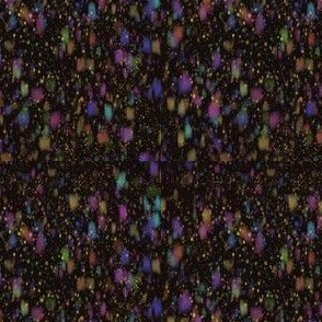 Colorful speckled design