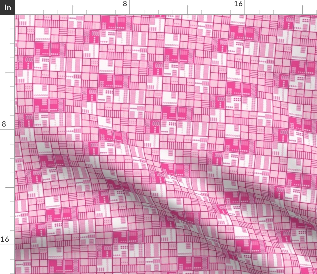 Pink Urban Grid © Gingezel™ 2012