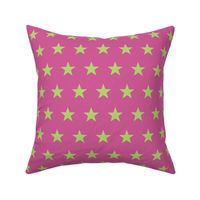 star pink green