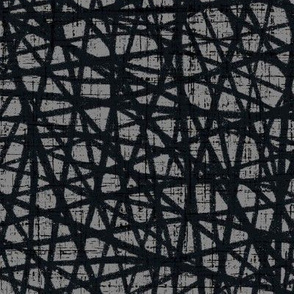 Scribbled texture - black