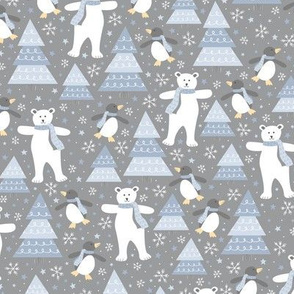 Polar Pals (Gray Small)