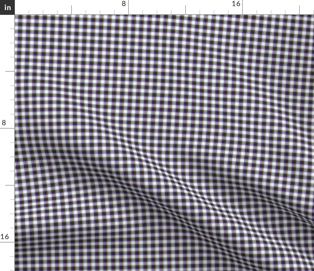 MacDonald dress tartan #3, micro mini 1/2"