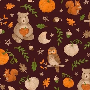 Fall Bears - brown