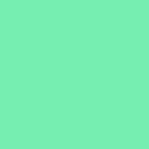 solid neon aqua green (74EEB1)