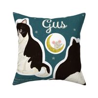 GUS the cat plushie pillow