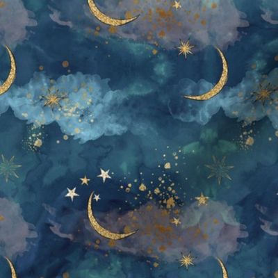 Starlight Magical Sky Moon & Stars