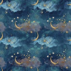 Starlight Magical Sky Moon & Stars