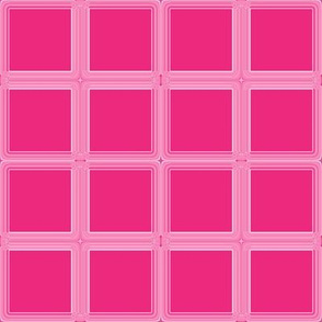 Deep Pink Windowpane © Gingezel™ 2012