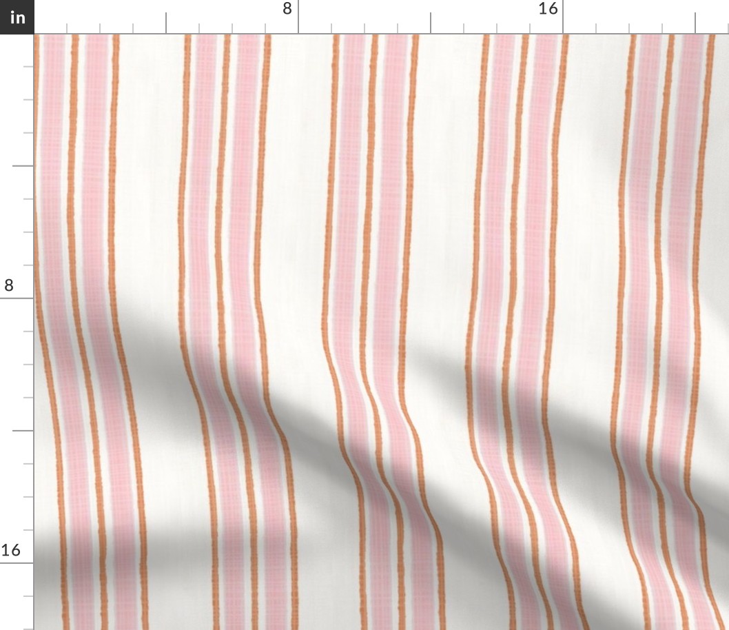 Pink and Orange Anderson Stripe