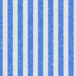 Textured blue vertical stripes on light blue, reminiscent of watercolor.