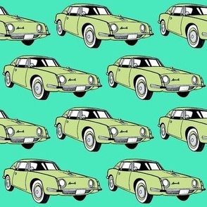 1963 Studebaker Avanti in green