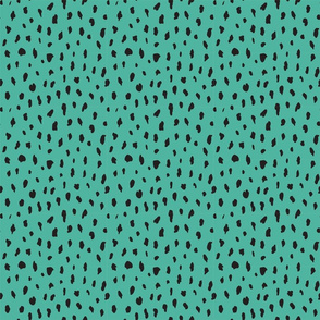 Cheetah spots in emerald