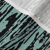 Rorschah Stripes on Aqua
