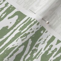 Rorschah Stripes on White Green