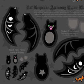 Bat KeepSake Pillow (FQ)