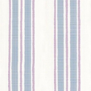 Orchid and Soft Blue Anderson Stripe